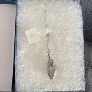 Silver Crystal Pendant Necklace